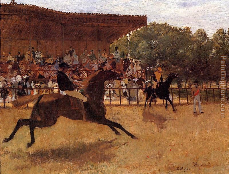 The False Start painting - Edgar Degas The False Start art painting